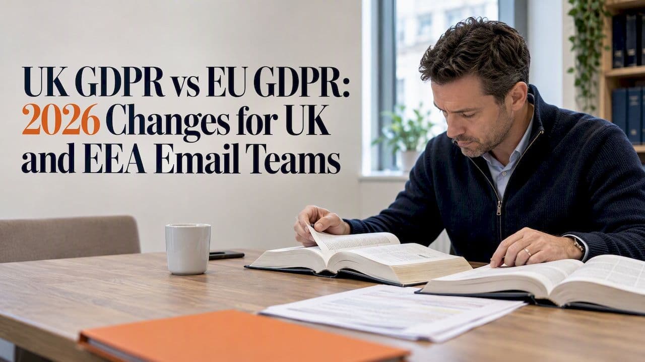 UK GDPR vs EU GDPR: 2026 Changes for UK and EEA Email Teams