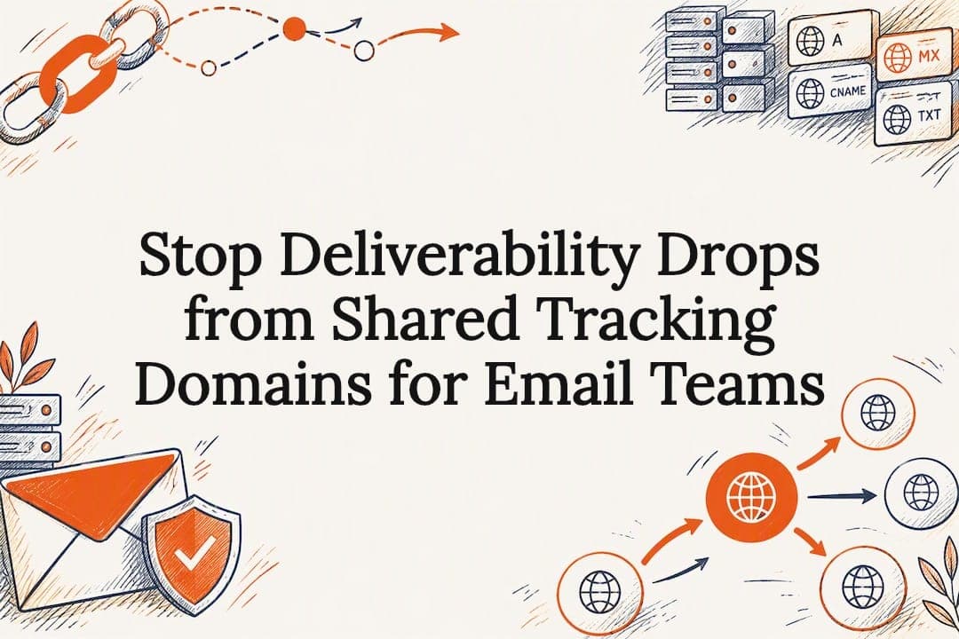 Stop Deliverability Drops from Shared Tracking Domains for Email Teams