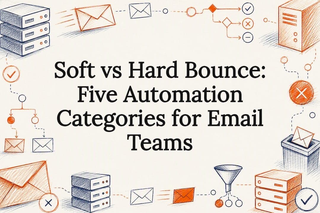 Soft vs Hard Bounce: Five Automation Categories for Email Teams