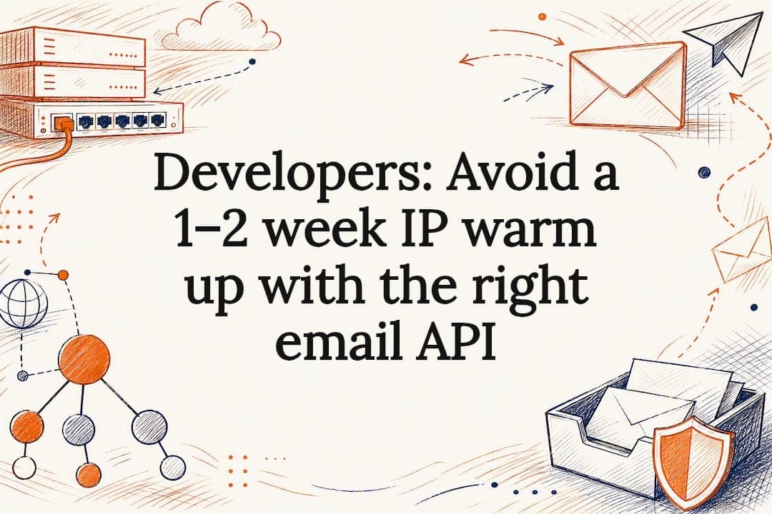 Developers: Avoid a 1–2 week IP warm up with the right email API