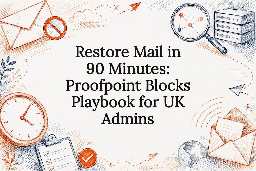 Restore Mail in 90 Minutes: Proofpoint Blocks Playbook for UK Admins