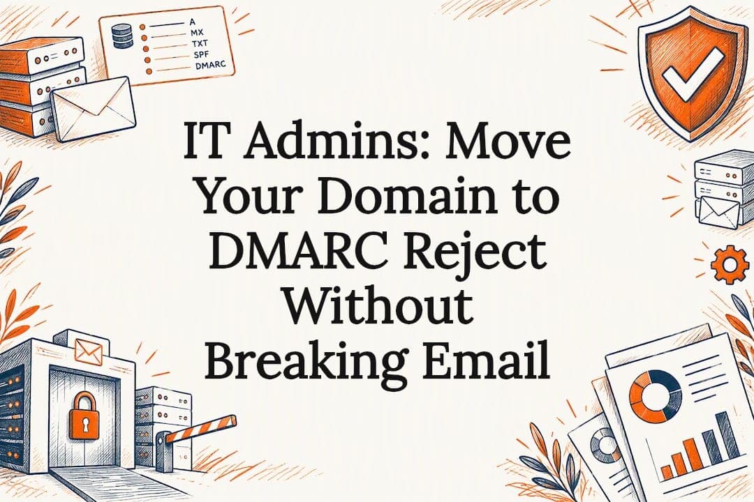 IT Admins: Move Your Domain to DMARC Reject Without Breaking Email