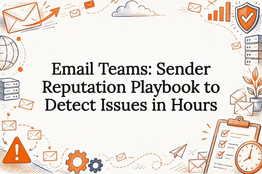 Email Teams: Sender Reputation Playbook to Detect Issues in Hours